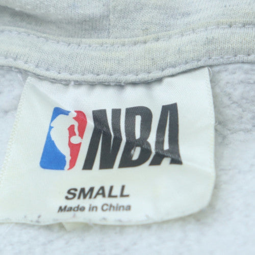 NBA Men's White Small Pullover Hoodie with Philadelphia 76ers Logo