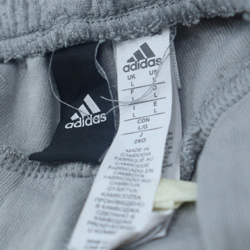 Adidas Men Grey 2XL Jogger Trousers Lightweight Sportswear