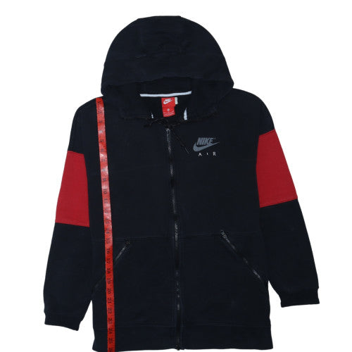 Nike Air Men's Black Red Full Zip Hoodie Size M Sportswear
