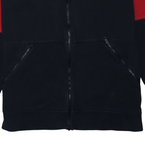 Nike Air Men's Black Red Full Zip Hoodie Size M Sportswear