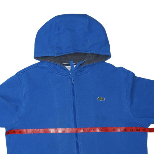 Lacoste Men's Blue Full Zip Hoodie XL Fleece Sweatshirt