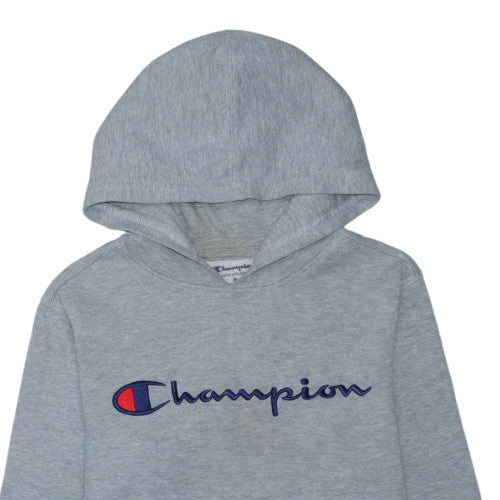 Champion Womens Grey Pullover Hoodie Medium Athletic Fit
