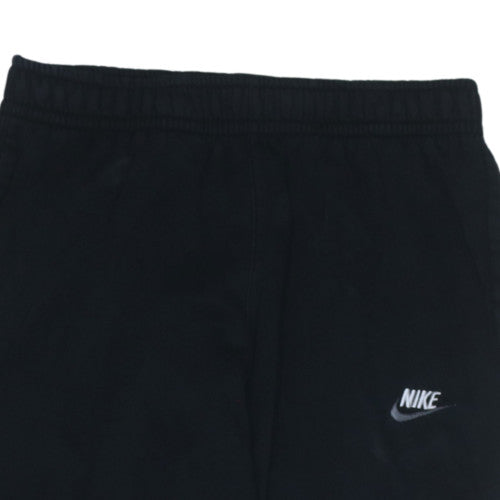 Nike Men's Black Small Fleece Sweatpants Tapered Fit