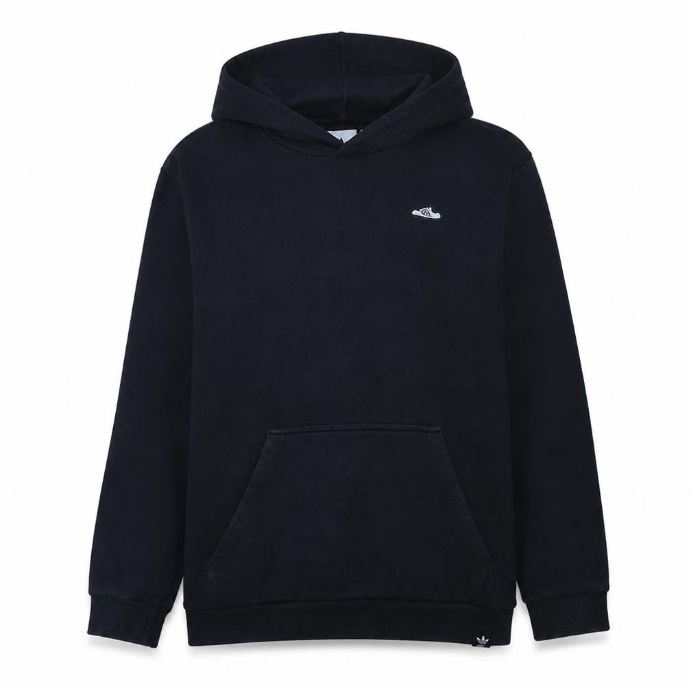 Adidas Men's Black Pullover Hoodie L Logo Sports Cotton
