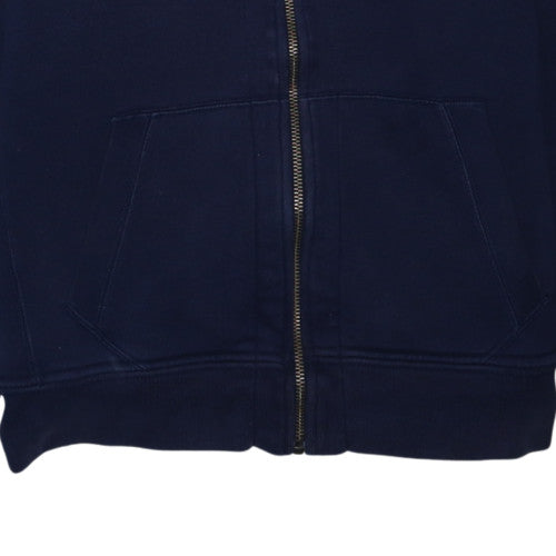 Polo Ralph Lauren Men's Blue Full Zip Hoodie Size L Cotton Blend
