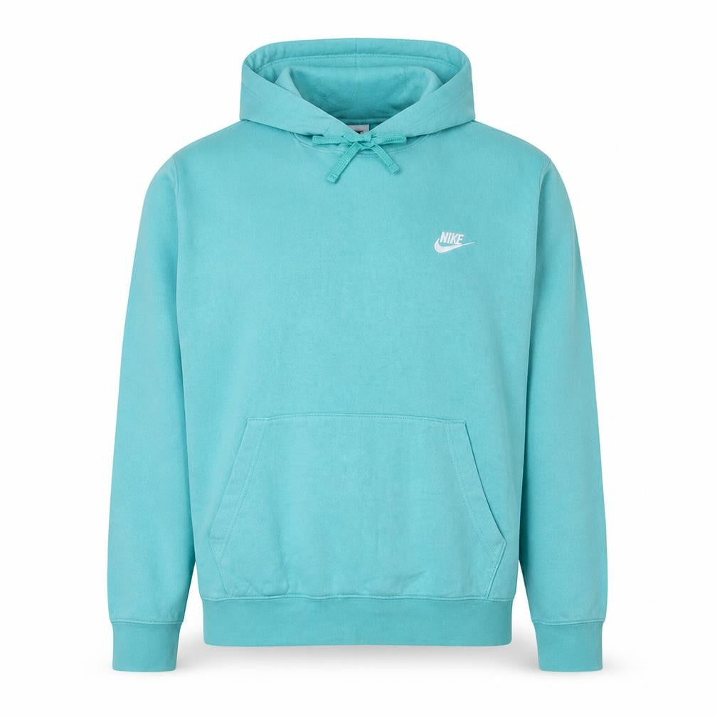 Nike Men's Blue Pullover Hoodie Size L Cotton Blend Classic Style