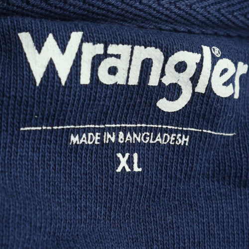 Wrangler Men's Blue XL Crew Neck Pullover Sweatshirt