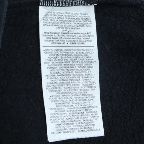 Nike Men's Black Half Zip Fleece Sweatshirt Size M