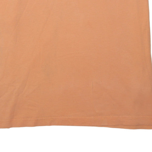 Tommy Hilfiger Men's Beige Crew Neck Cotton T-Shirt Size M