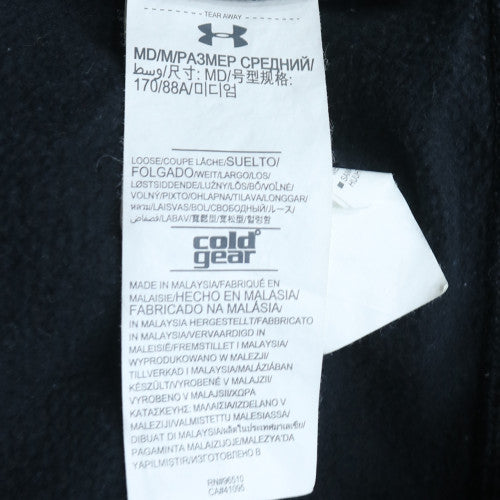 Under Armour Mens Black Full Zip Hoodie Medium Sports Fleece