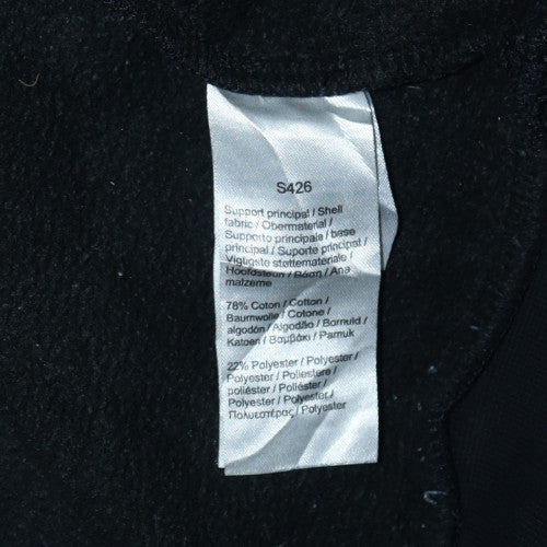 Lacoste Men's Black Relaxed Fit Crew Neck Logo Sweatshirt Size M