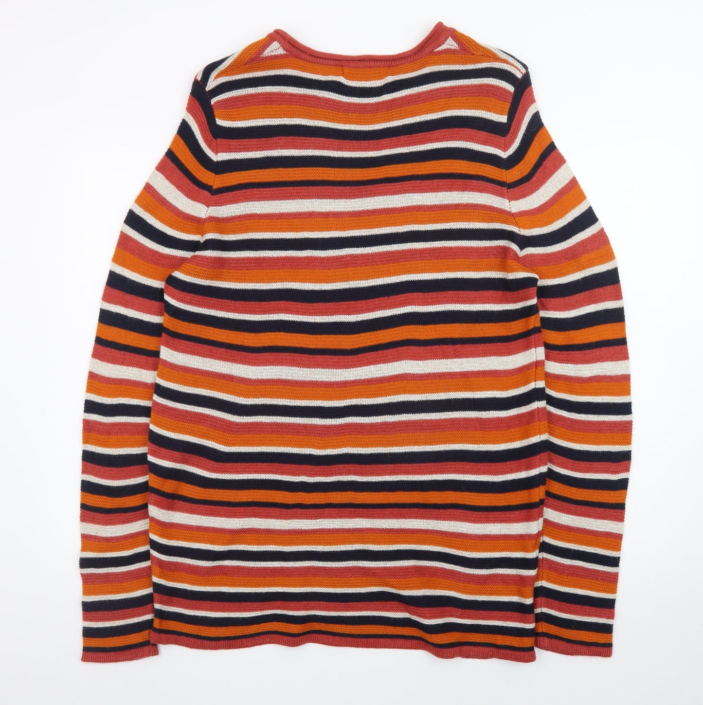 Isle Women Multicoloured 14-16 Striped Knit Jumper Dress