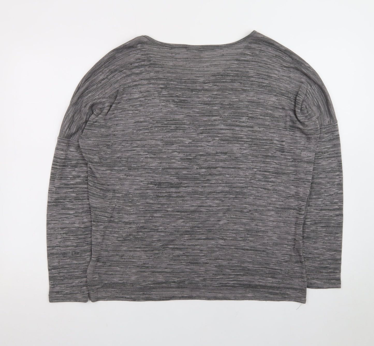 Vero Moda Women’s Grey Long Sleeve Jersey T-Shirt Size L