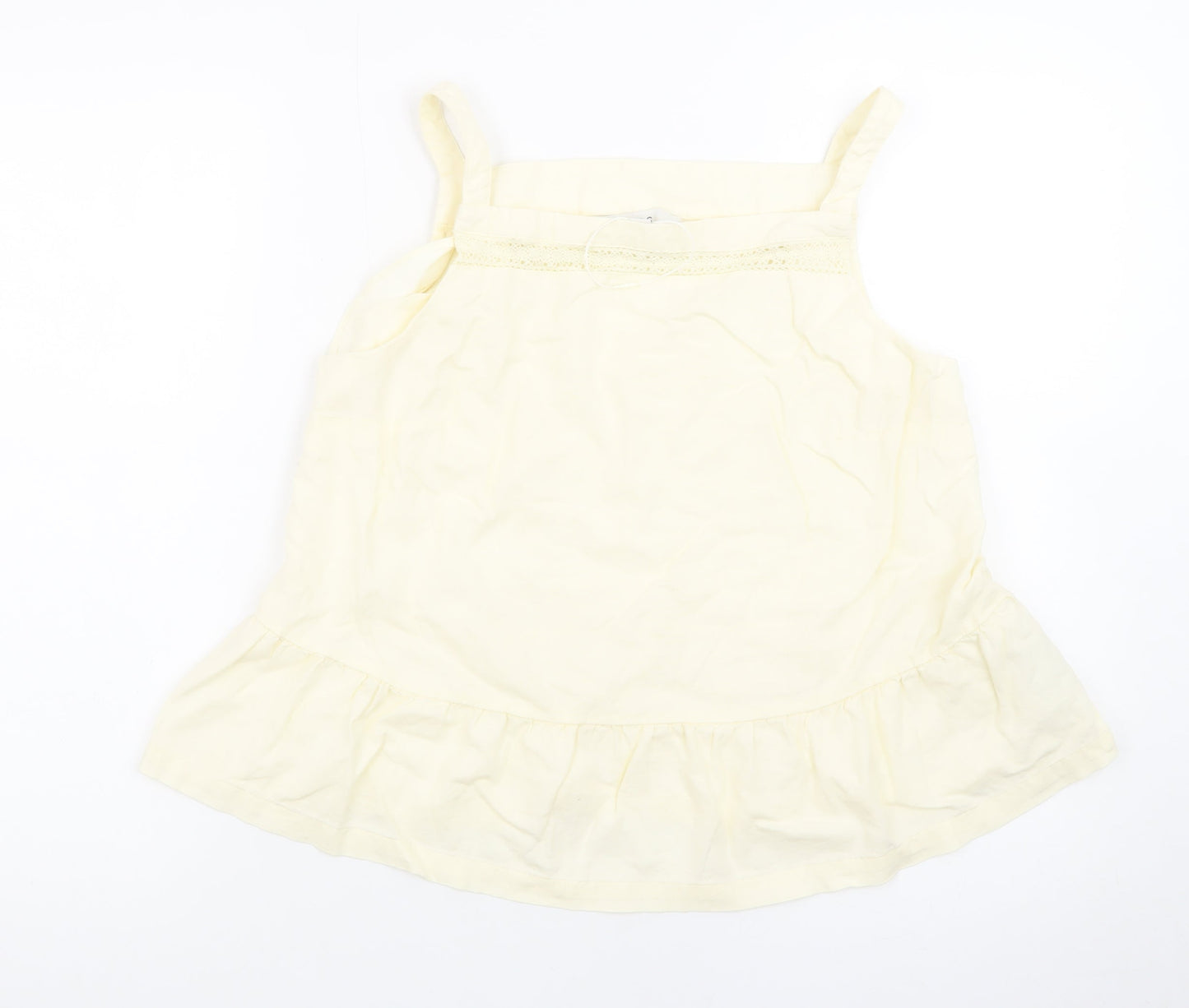 Marks and Spencer Womens Beige Cotton Camisole Tank Top Size 10