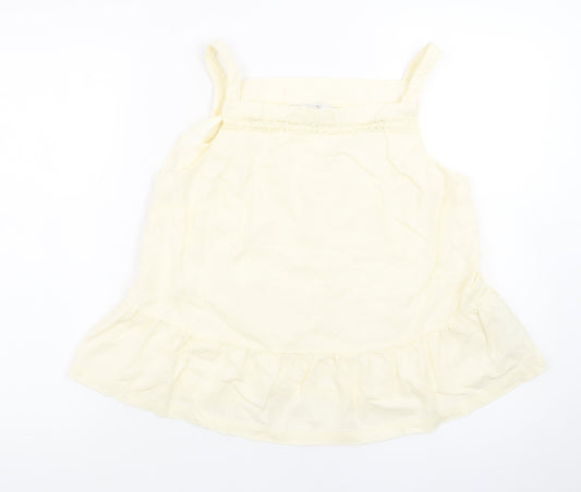 Marks and Spencer Womens Beige Cotton Camisole Tank Top Size 10