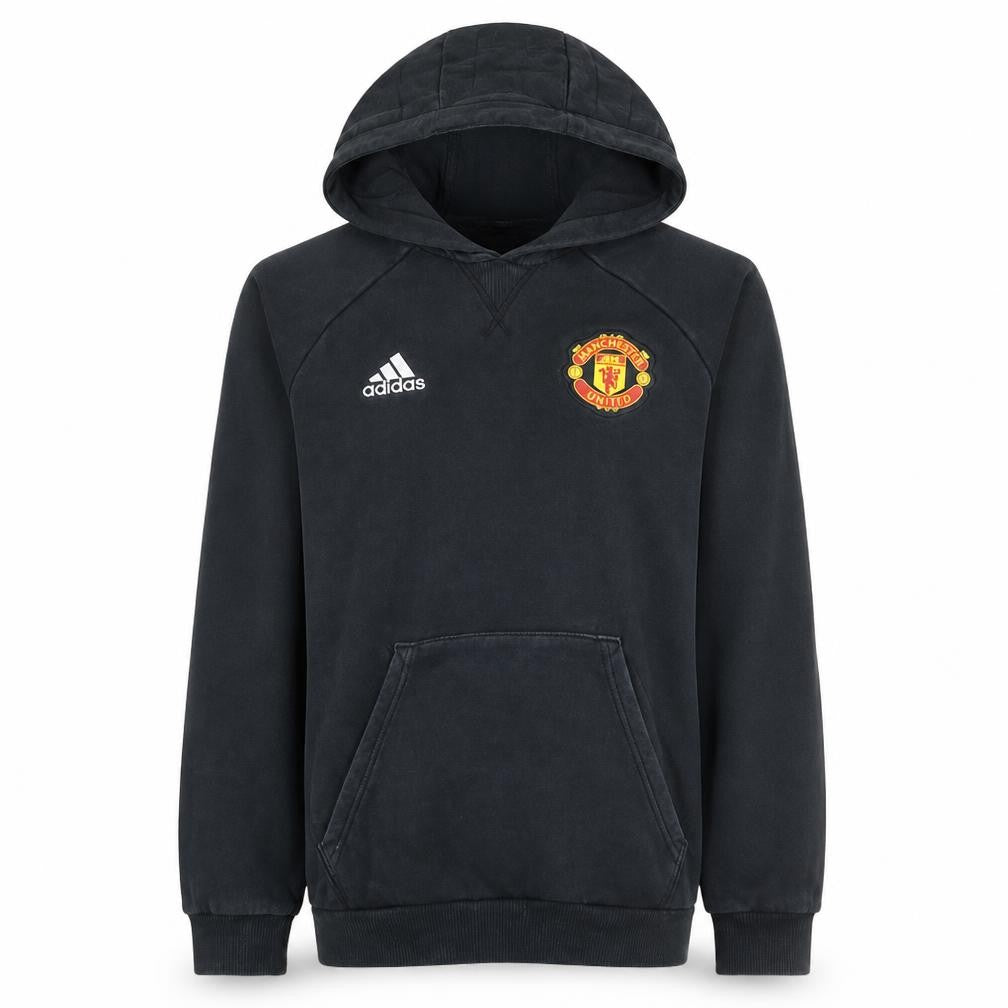 Adidas Men’s Black Manchester United Pullover Hoodie Small