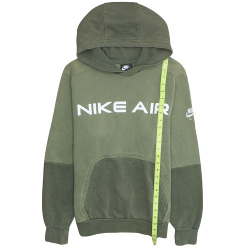 Nike Men's Green Pullover Hoodie Air Logo Size S