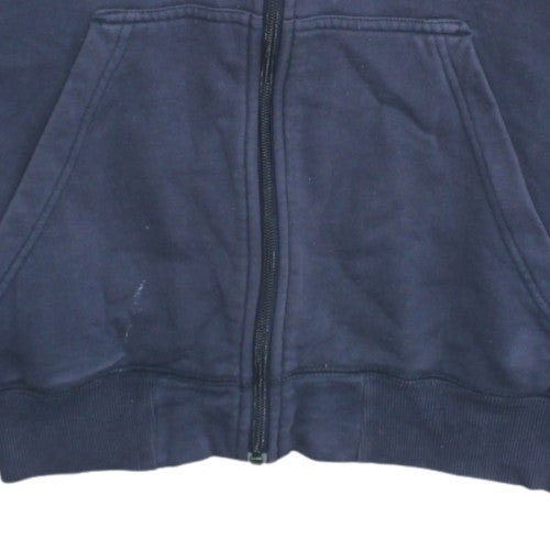 adidas Men's Blue Full Zip Hoodie Originals Logo Size M