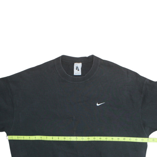 Nike Men's Black Fleece Crew Neck Pullover Sweatshirt M