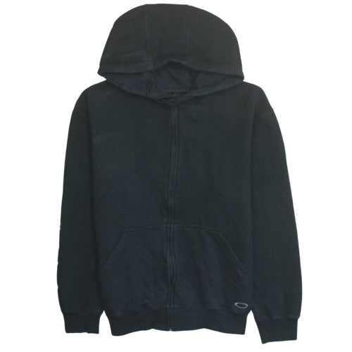 Oakley Men Black Full Zip Hoodie Size S Fleece Outdoor Sportswear