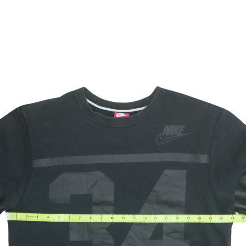 Nike Men's Black Graphic 34 Crew Neck Short Sleeve T-Shirt Size M