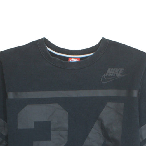 Nike Men's Black Graphic 34 Crew Neck Short Sleeve T-Shirt Size M