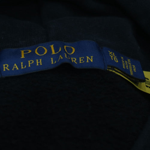 Ralph Lauren Men’s Black XL Pullover Hoodie Embroidered Logo