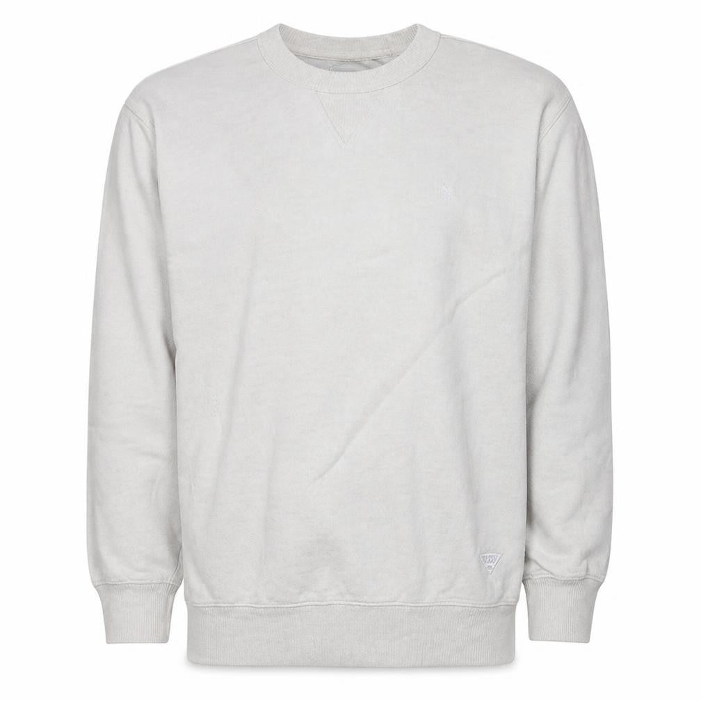 Lee Men’s Ivory Regular Fit Crew Neck Cotton Sweatshirt M