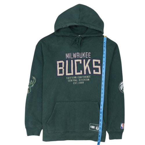 NBA Men’s Green Milwaukee Bucks Pullover Hoodie Size L