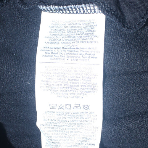 Nike Men's Black Fleece Jogger Trousers Size S Regular Fit