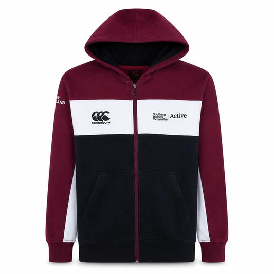 Canterbury Men's Multicoloured Full Zip Hoodie Size M Sports University