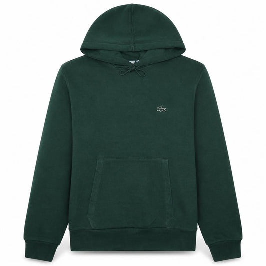 Lacoste Men's Green Classic Fit Pullover Hoodie Size S