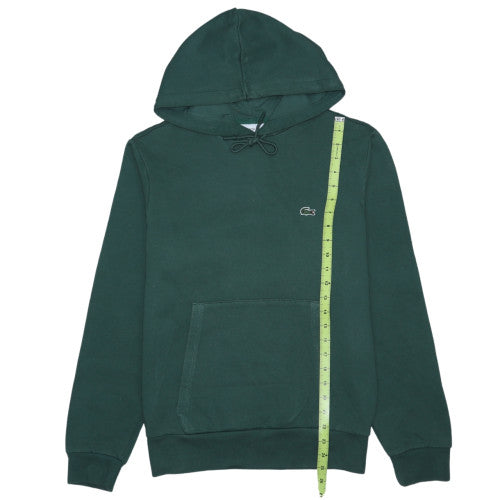 Lacoste Men's Green Classic Fit Pullover Hoodie Size S