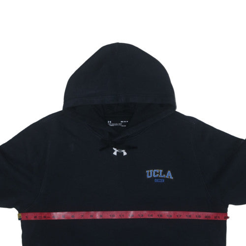 Under Armour Men’s Black UCLA Soccer Pullover Hoodie M ColdGear