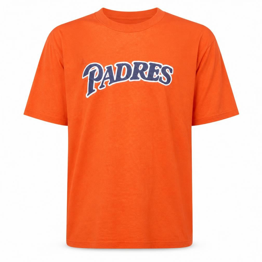 Russell Athletic Men's Orange Padres Graphic Crew Neck T-Shirt XL