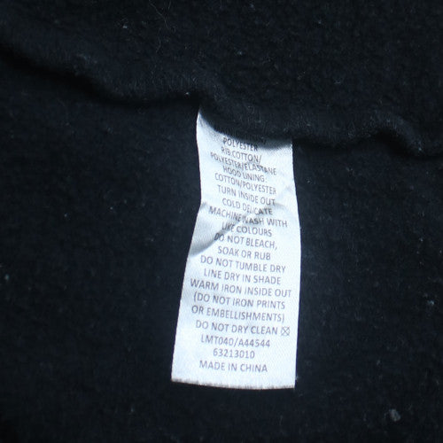Lonsdale Men’s Black Pullover Hoodie Size L Fleece Sportswear
