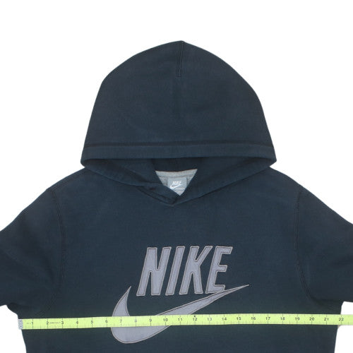 Nike Men's Blue Pullover Hoodie M Graphic Logo Sportswear