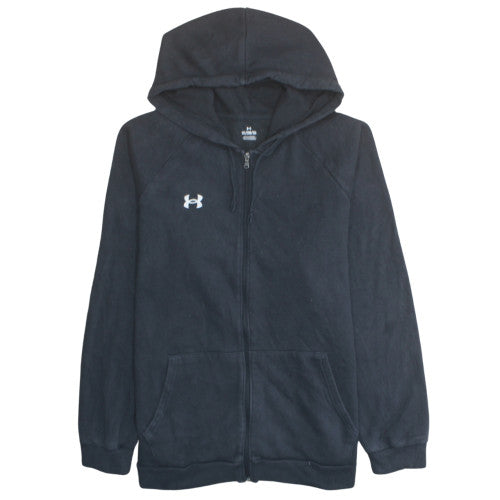 Under Armour Men's Black 2XL Full Zip Hoodie Sweatshirt