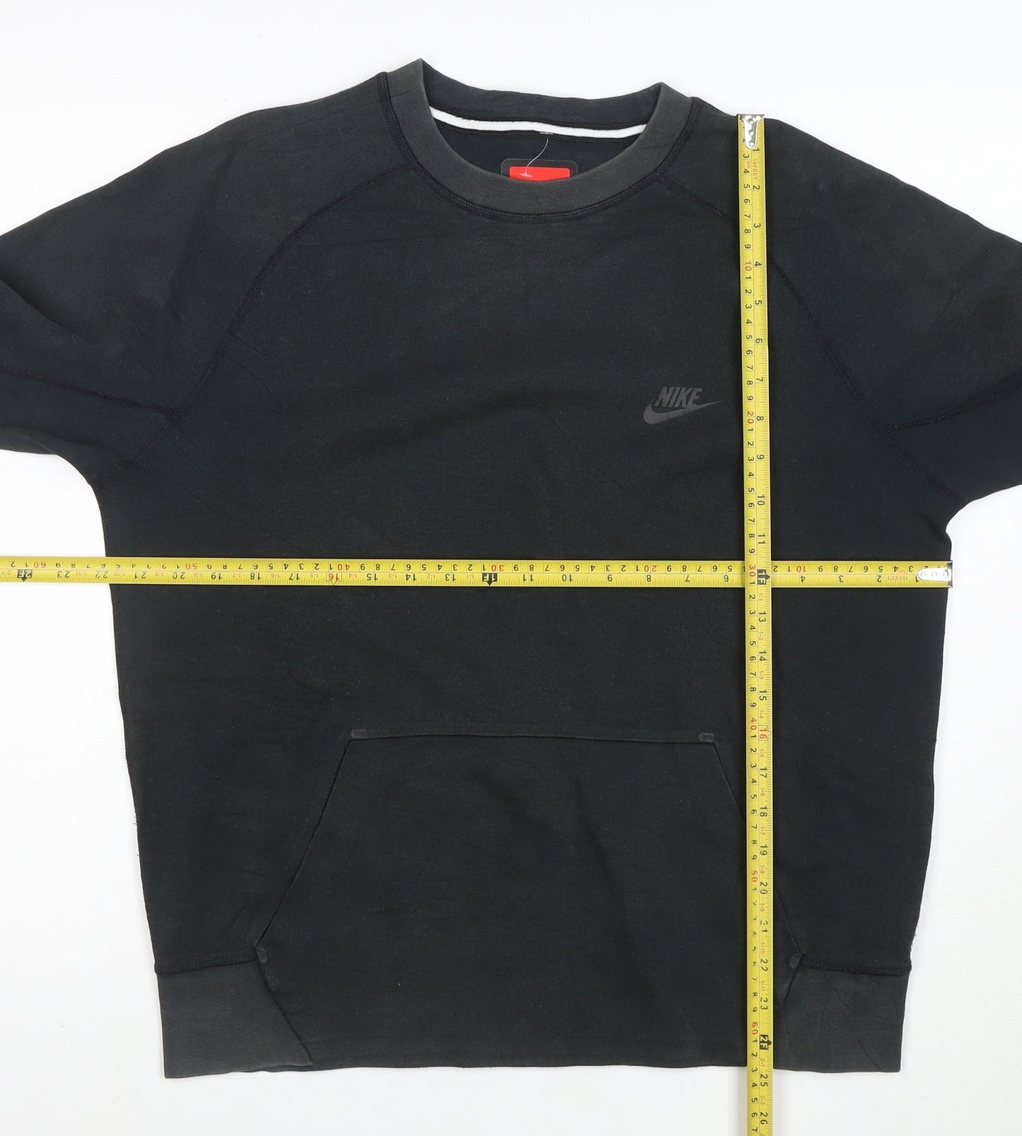 Nike Men's Black Medium Pullover Sweatshirt Crew Neck Fleece