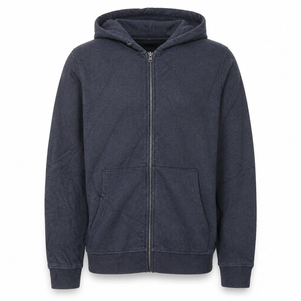 Lacoste Sport Men's Blue XL Full Zip Hoodie with Logo