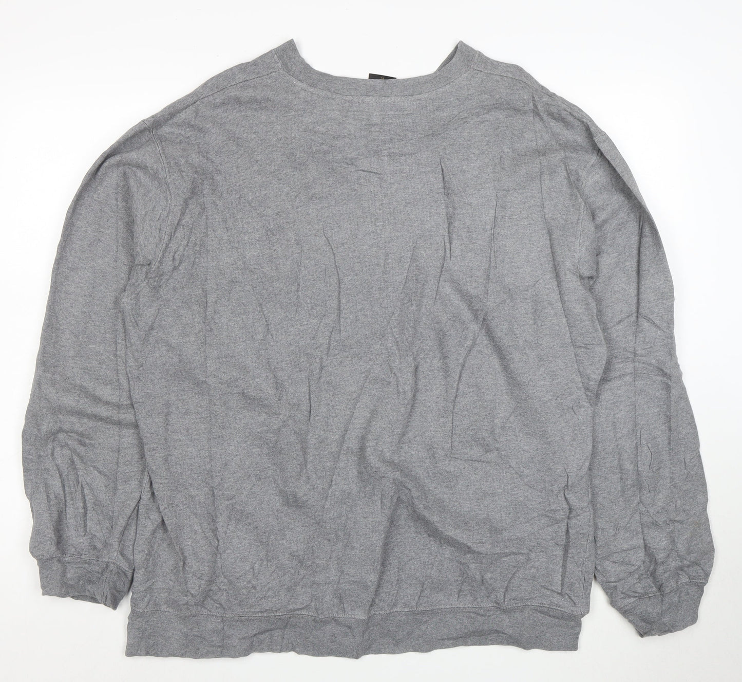 Obey Mens Grey XL Pullover Crew Neck Graphic Sweatshirt