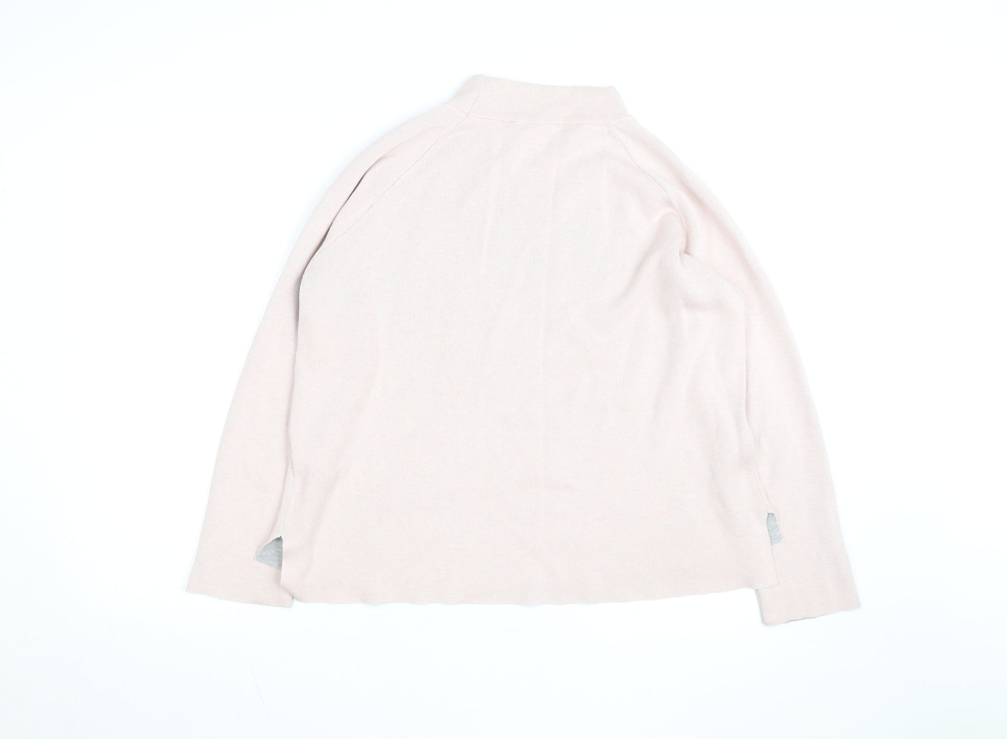 Betty Barclay Women’s Pink Mock Neck Long Sleeve Pullover Jumper Size 12