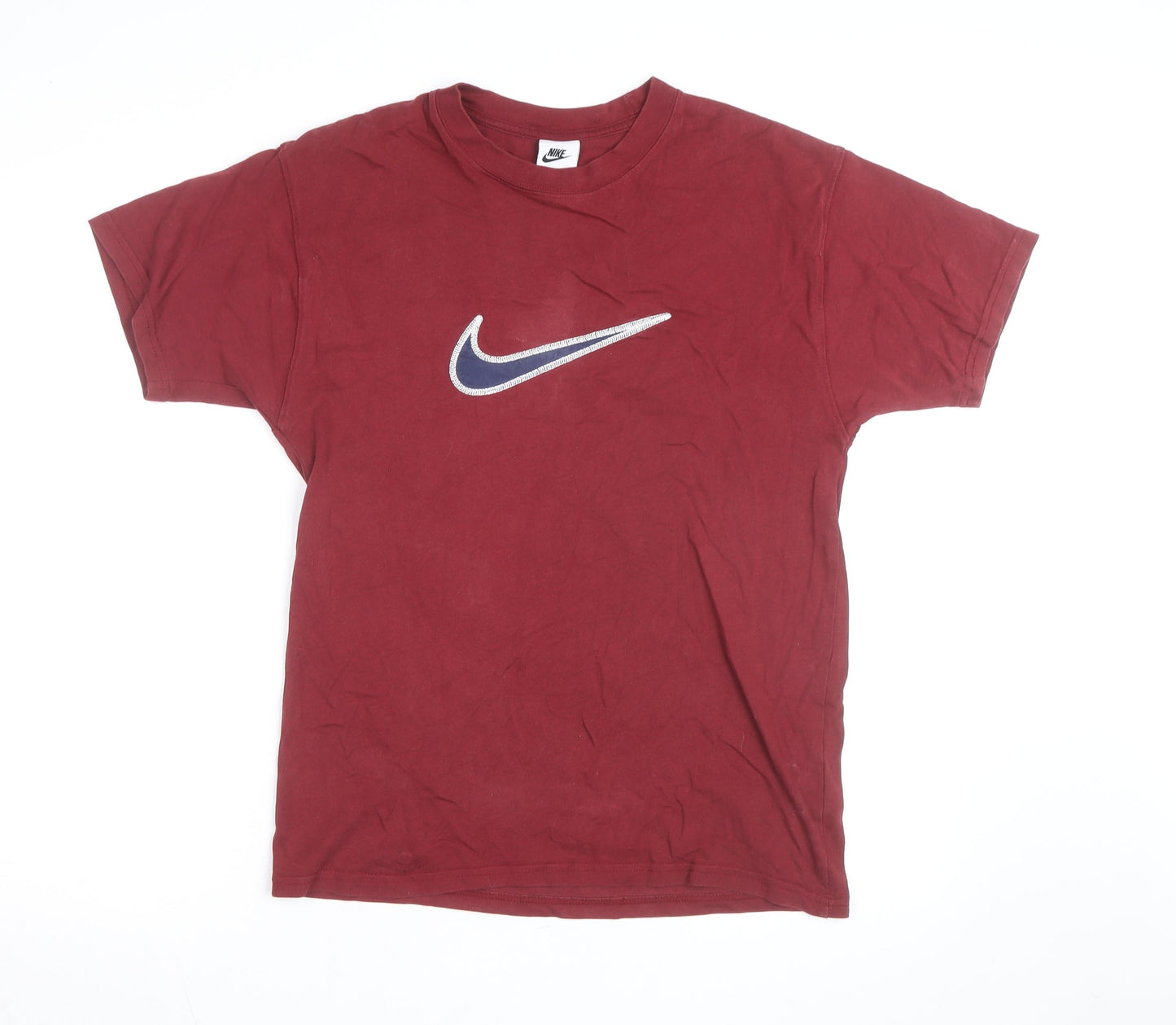 Nike Men's Red Short Sleeve Crew Neck Graphic T-Shirt Size S