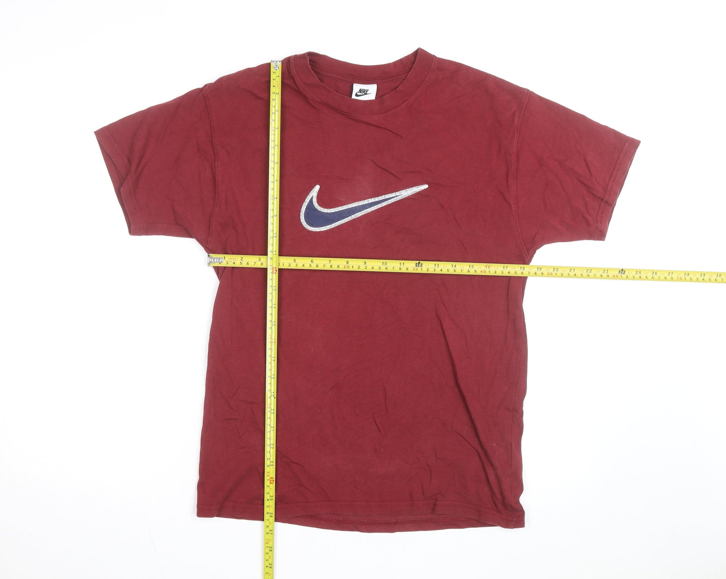 Nike Men's Red Short Sleeve Crew Neck Graphic T-Shirt Size S
