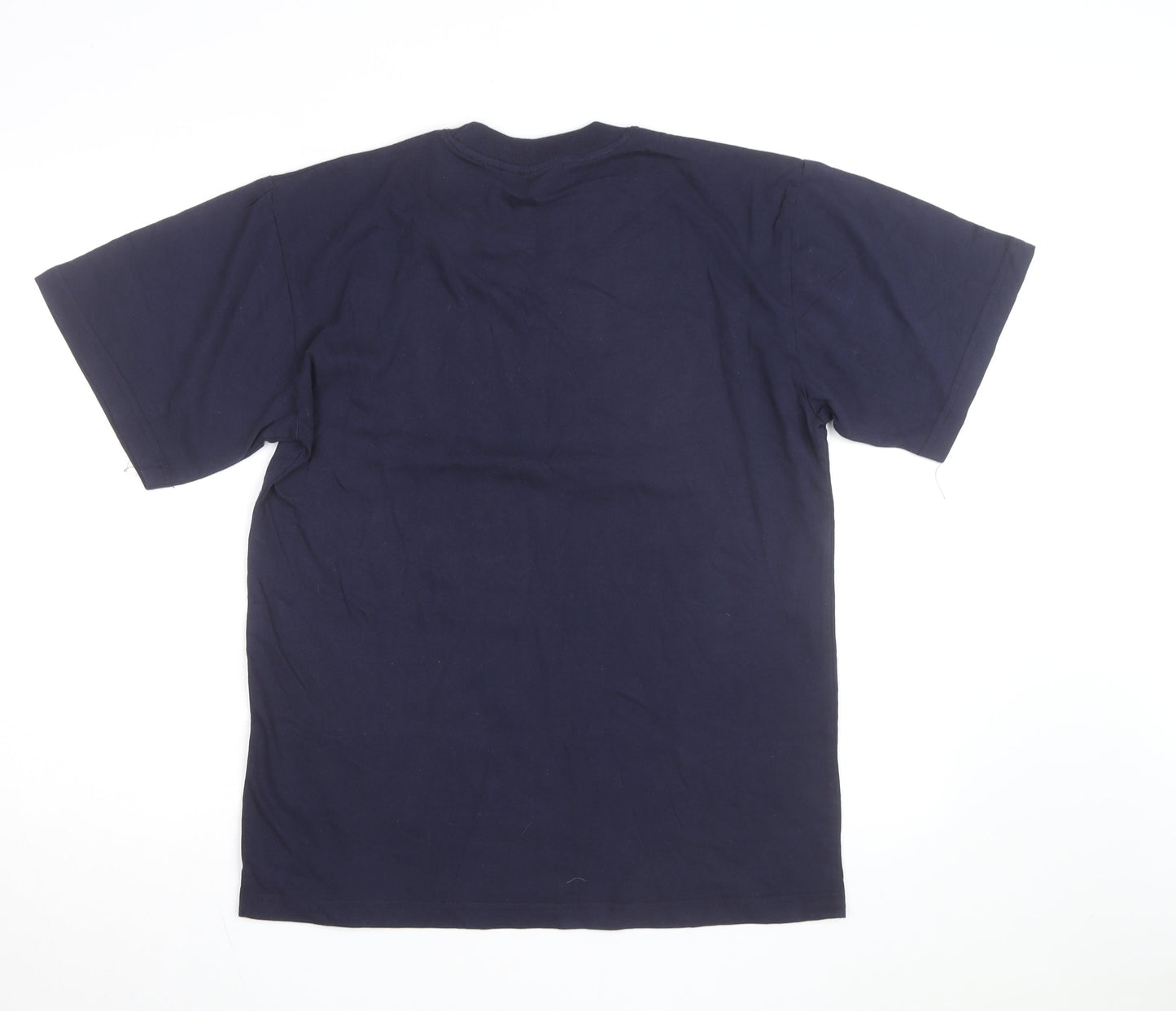 Portwest Men's Blue Cotton Crew Neck Work T-Shirt M