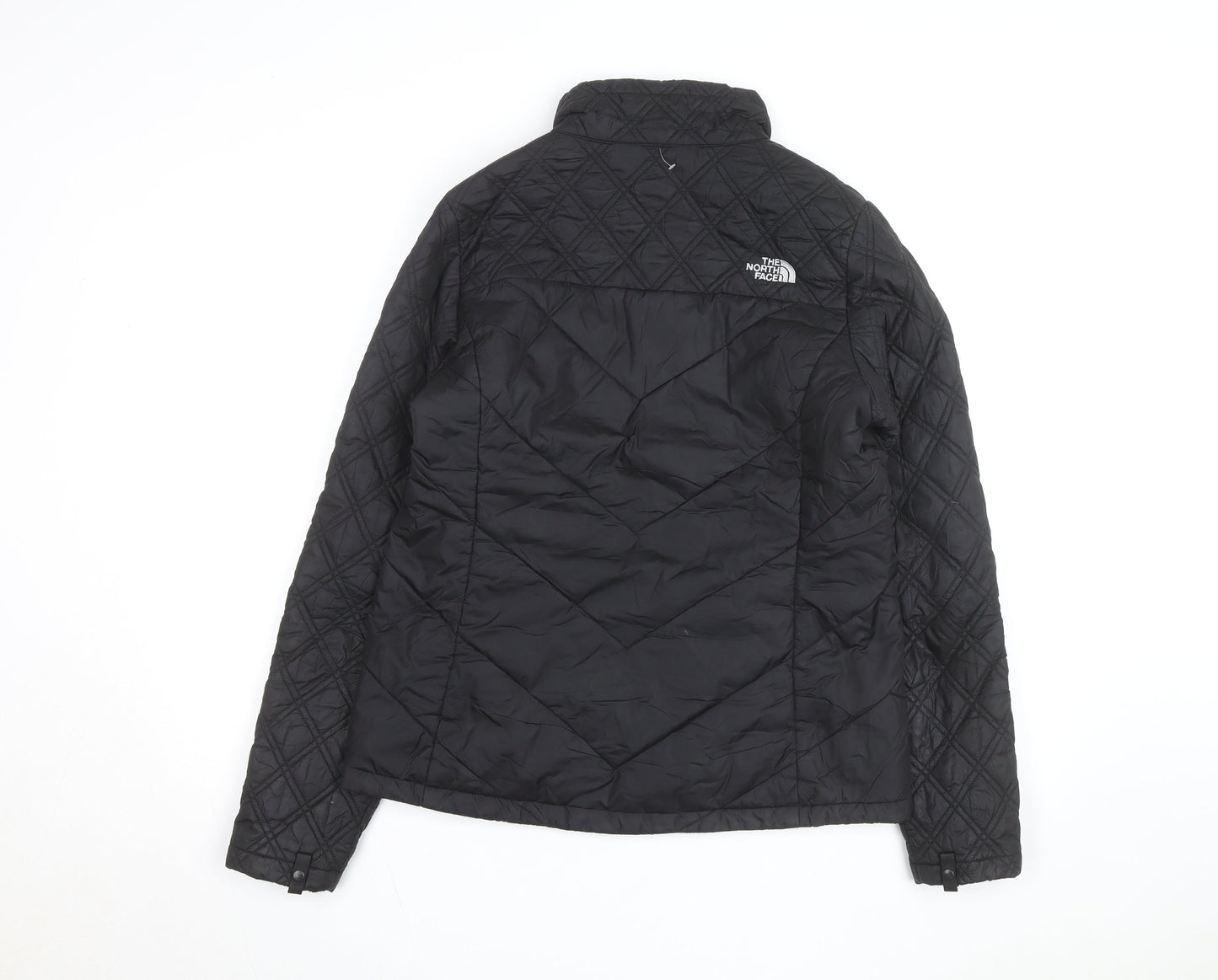 The North Face Women's Black Quilted Mid-Length Jacket Size M