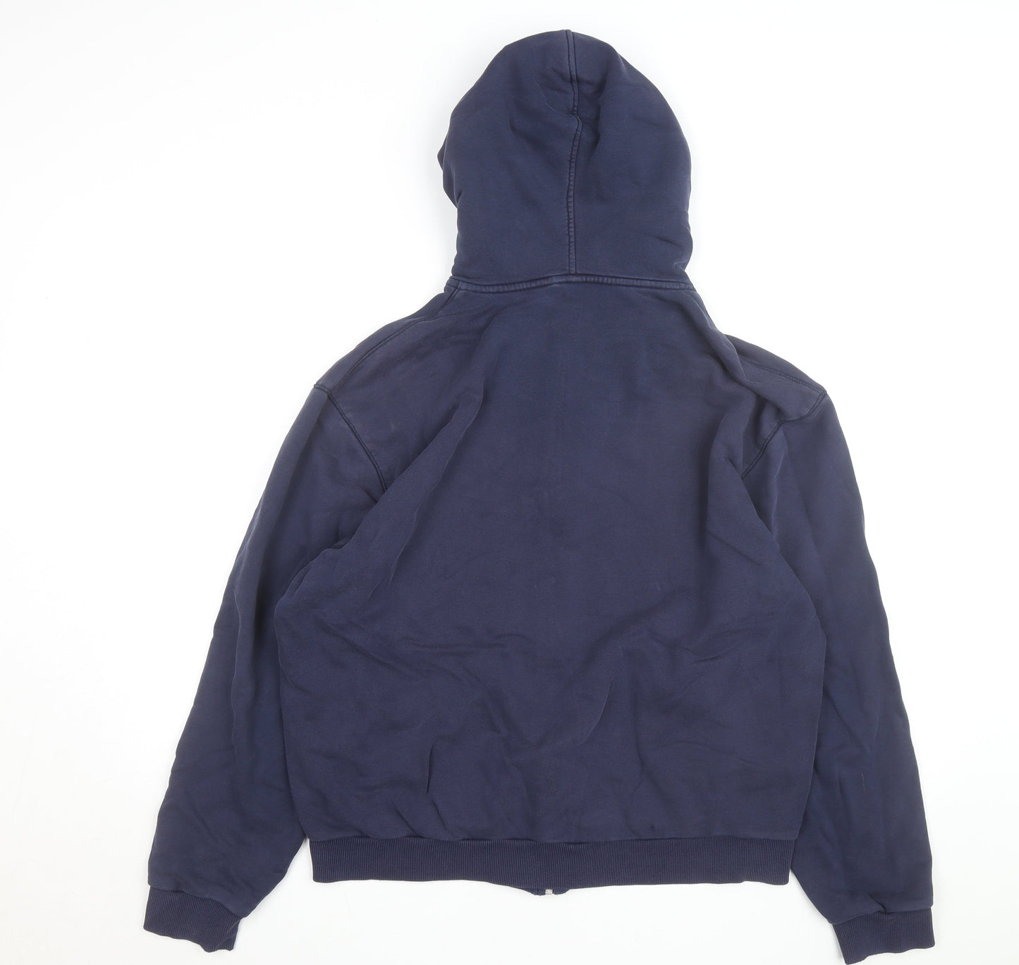 Lacoste Men's Blue Full Zip Hoodie 2XL Regular Fit Cotton Blend