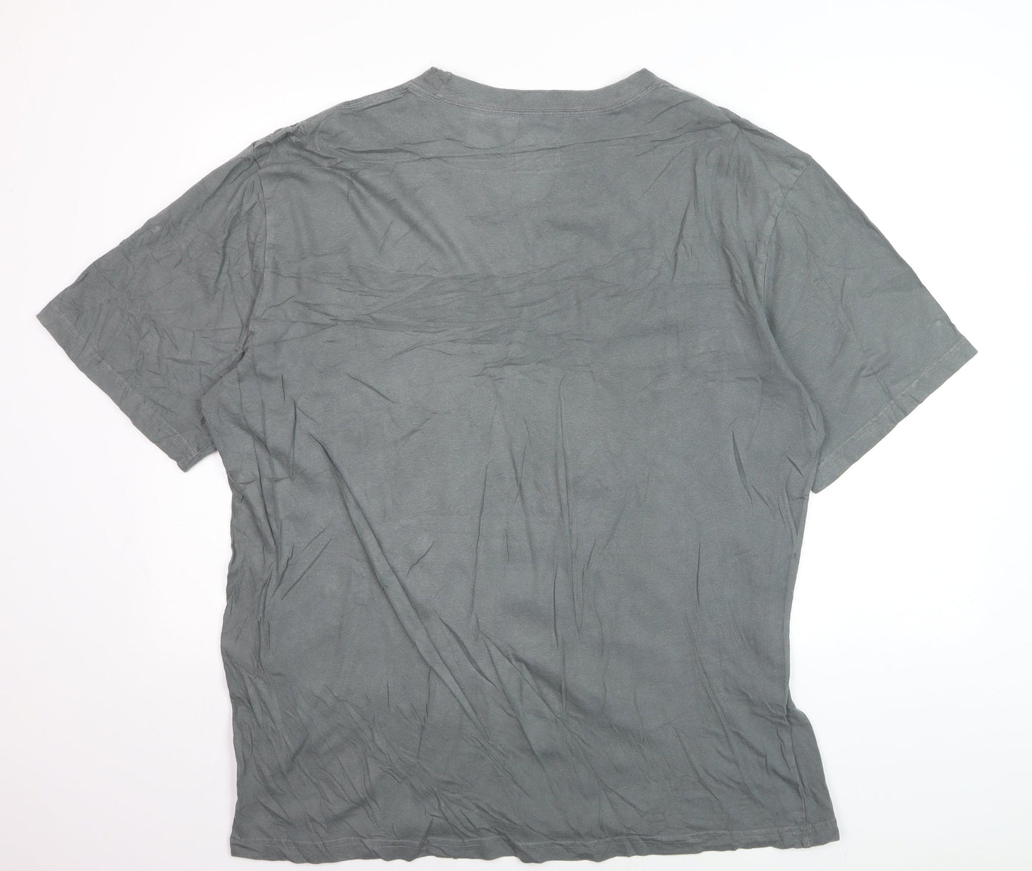 Wrangler Workwear Men's Grey XLT Crew Neck Cotton Pocket T-Shirt