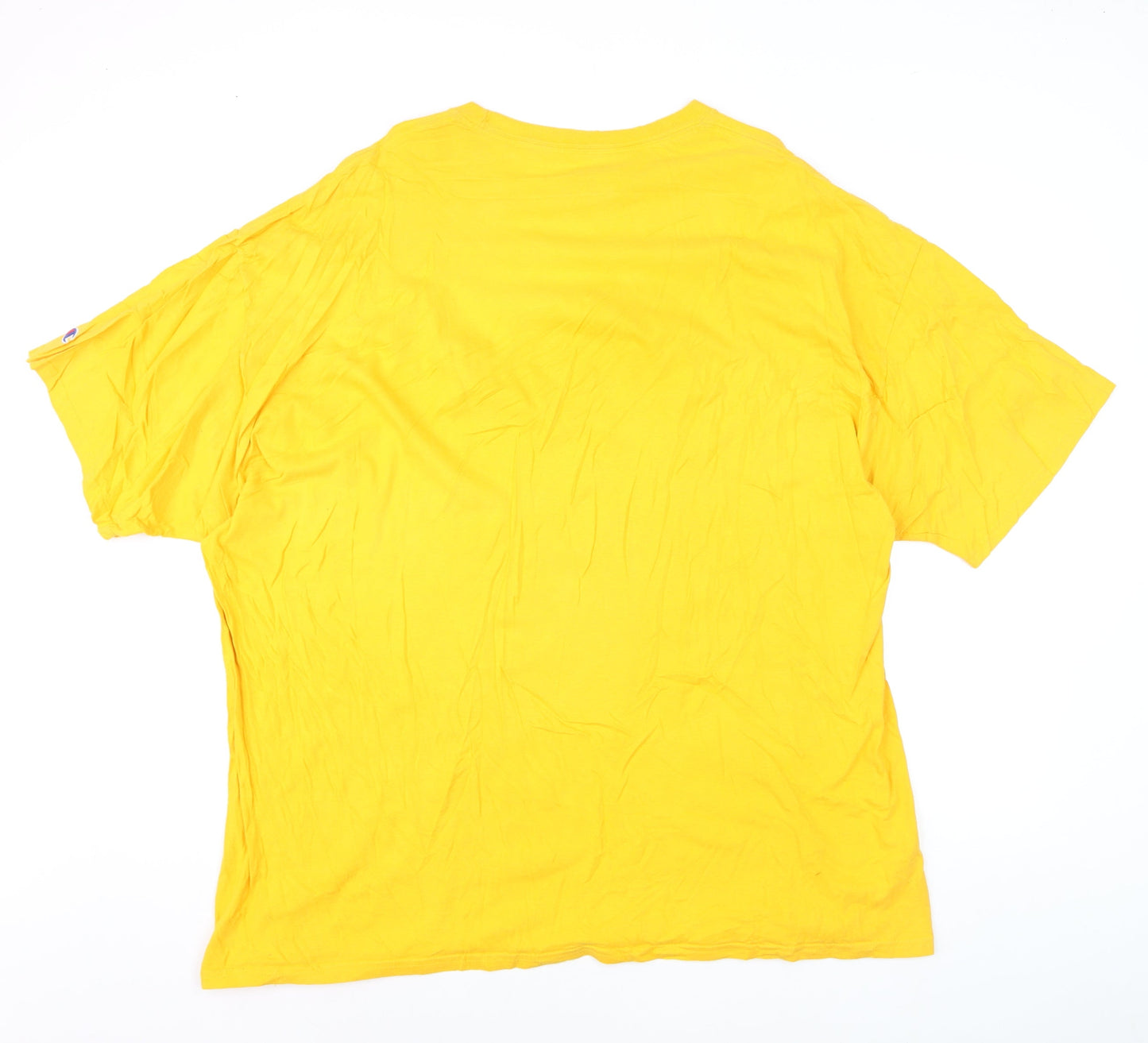 Champion Men's Yellow ECU Pirate Graphic 3XL Cotton T-Shirt