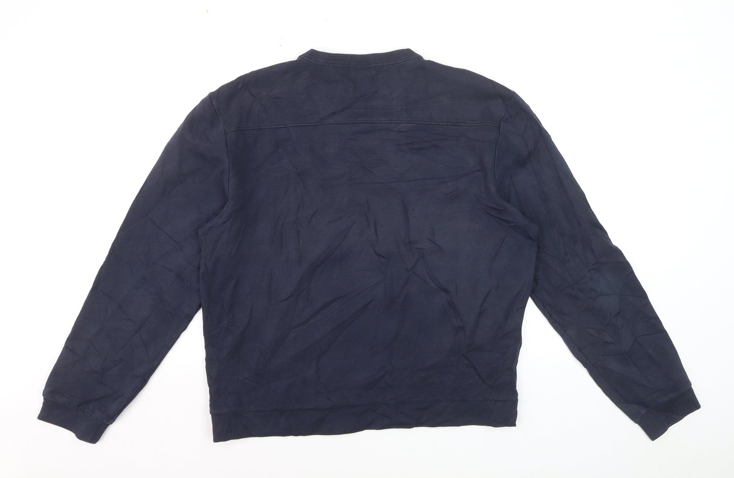 Calvin Klein Men's Blue Logo Pullover Sweatshirt Size L